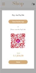 當客人選擇了使用 PayMe 付款後,選擇 “打開 PayMe 應用程式”。客人亦可選擇掃描 PayCode 付款。* 在 PayMe 完成交易後,請留在此頁面等待確認。