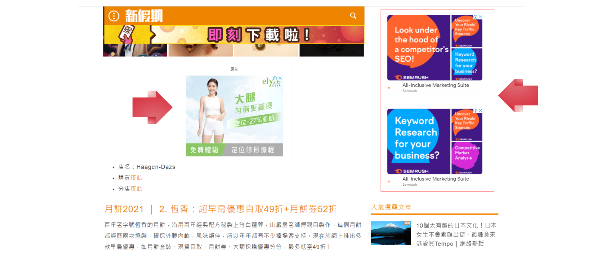 多媒體廣告 (Display ad)