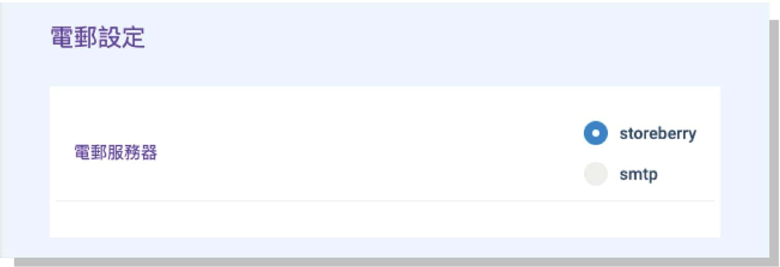 「Email Configuration」