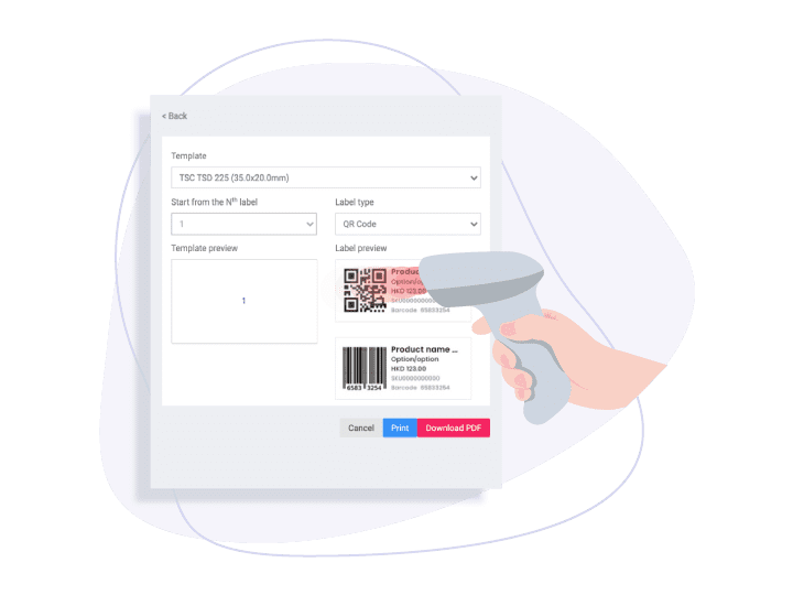 Make good use of Barcode and QR code for product management